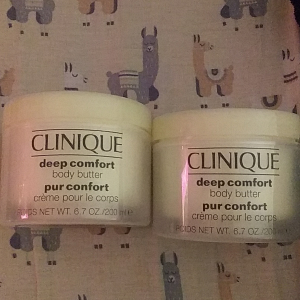 Bundle of 2 clinique body butters